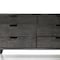 Armen Living Mohave Mid-Century Tundra Gray Acacia 6 Drawer Dresser LCMODRTG - alternate 2